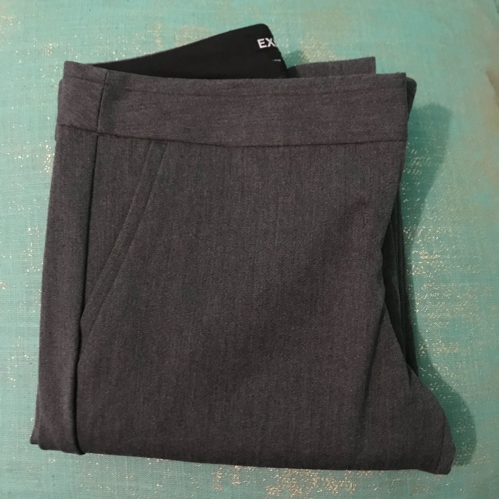 Express Charcoal Grey Columnist Pants Size 00 - image 2